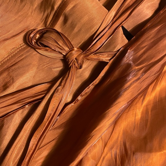 Never worn open sheer brown blouse - Picture 3 of 4